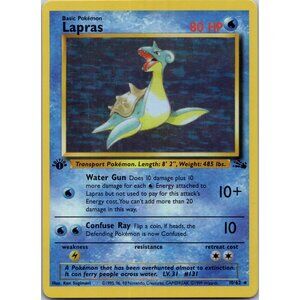 Lapras Fossil 1st Edition "Reprinted"